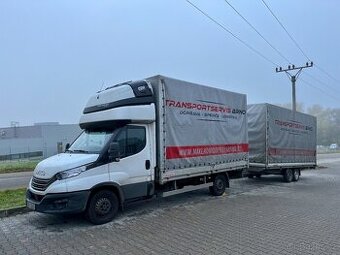 Řidič sk. B, nebo B+E na mez.dopravu plachtovou dodávkou