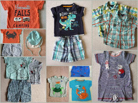 Letní oblečení pro kluky 6M,9M,12M