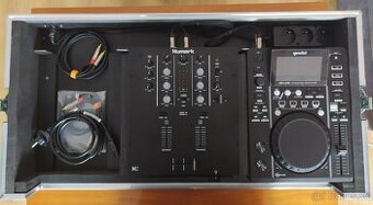 Dj set - CASE + NUMARK + GEMINI MDJ 600