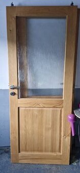 Interiérové masivní dveře posuvné 70cm