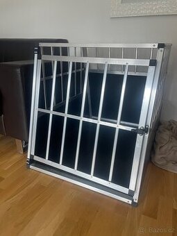 Hliníková klec pro psa velikost L - 1