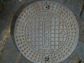 WAVIN litinový poklop 400mm, 1,5t.