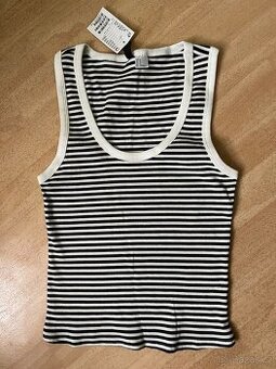 Pruhované tílko nové vel.M H&M