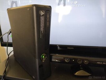 Xbox 360 250gb HDD +Kinect + bezdrátový ovladac