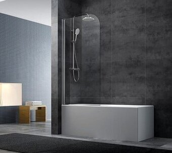 NOVÁ Vanová zástěna SAT 150x70 cm chrom SATVZUNIKCRT70