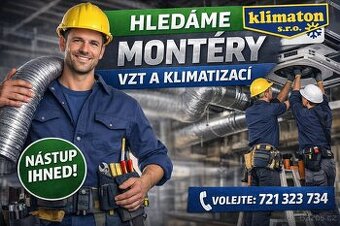 ❄️ HLEDÁME MONTÉRY KLIMATIZACÍ – PLZEŇ
