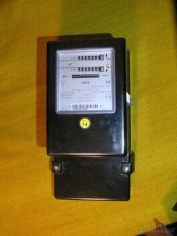 Elektroměr dvoutarifní, AEG,  nový, zaplombovaný