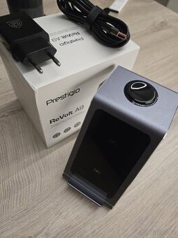 Bezdrátová nabíječka Prestigio ReVolt A9 3v1 černá/stříbrná