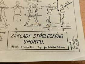Základy střeleckého sportu - tisk z roku 1945.