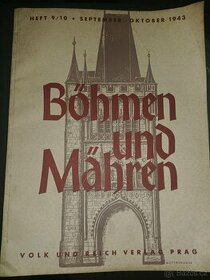Magazín  Böhmen und Mähren - BLATT DES REICHSPROTEKTORS - 1