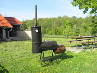 ZAHRADNÍ GRIL SMOKY FUN - LOKOMOTIVA