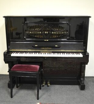 Koncertní pianino C.BECHSTEIN + židlička. ZÁRUKA. - 1