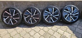 Originál alu Škoda Kamiq 5x100 205/45 R18 - nové letní