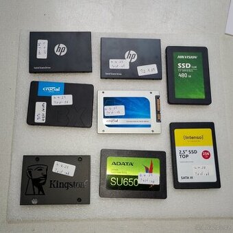 Použité otestované SSD disky se zárukou - 1