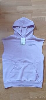 Nová fialová mikina bez rukávů H&M