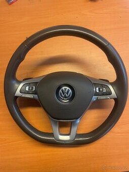 Volant hnědý Vw s airbag - vyhřev volantu