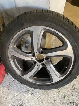 Alu kola 18” 5x112 Mercedes a zimní pneu 245/45/R18