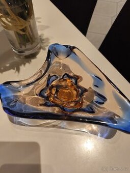 Mísa nebo popelník z hutního skla NIAGARA