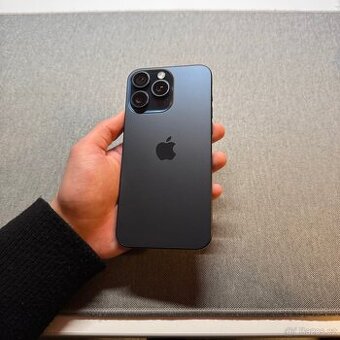 APPLE IPHONE 15 PRO MAX 256GB - MODRÝ TITAN, 100% BATERIE