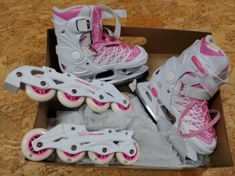 Dětské brusle zimní i inline rostoucí velikost