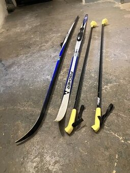 Běžky Fischer, 200 cm, dřevo+laminát