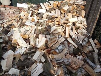 Palivové dřevo štípané (bříza)