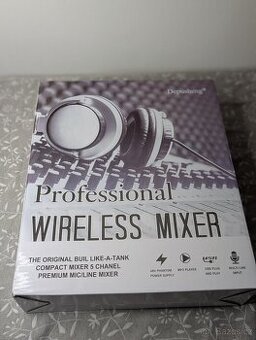 Dopesheng professional wireless mixer, nový, rozbalené
