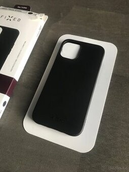 Kryt na mobil Apple iPhone 12 mini FIXED - černý
