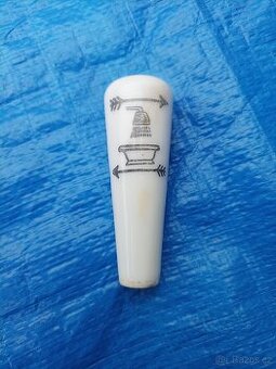 Porcelánová páčka za staré koupelnové baterie