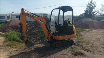 Minibagr JCB 8014 r.v.2016 3x lžíce celk. hmotnost 1481kg