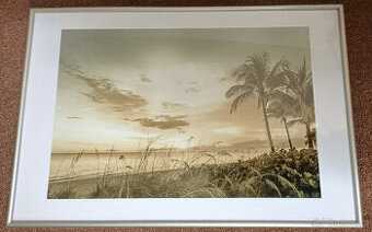 Zarámovaný plakát západ slunce