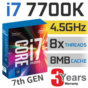 Herní cpu Intel i7-7700K | TURBO 4,5Ghz | socket 1151