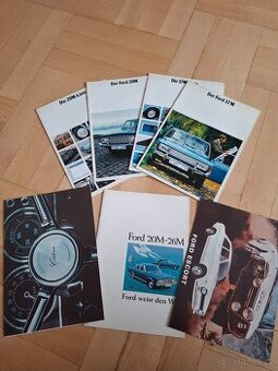 Reklamní prospekty Ford 7ks