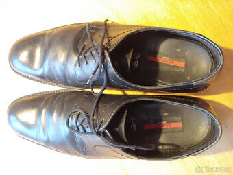 Pánské kožené černé polobotky Lloyd 10,5