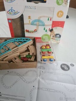 Vlak dřevěný  Carousel 3 +