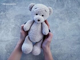 Medvídek (ručně vyrobená plyšová hračka) nová

