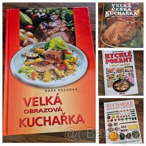 Velká česká kuchařka/Obrazová kuchařka/Rychlé pokrmy aj.