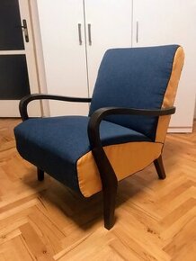 Vintage retro čalouněné křeslo: Po Brně dovoz ZDARMA