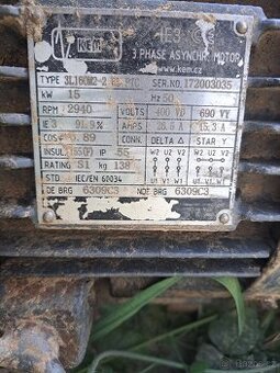 Elektromotor 15 kw