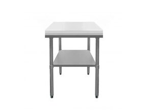 Pracovní nerezový stůl s polyetylénovou deskou 40x40cm