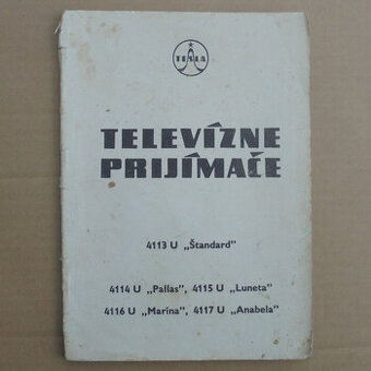 návod Televize Tesla 4113 U, 4114 U, 4115 U, 4116 U, 4117 U