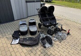 TFK Premium Line Adventure – kočárek pro dvojčata + golfky +