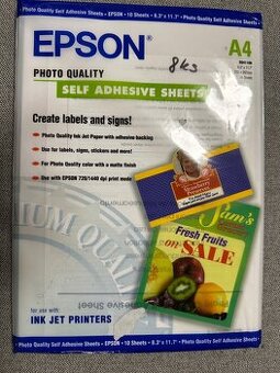 Fotopapír Self adhesive sheets Epson A4