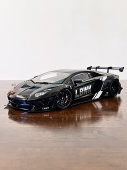1/18 Autoart Lamborghini Aventador LB-Works Black