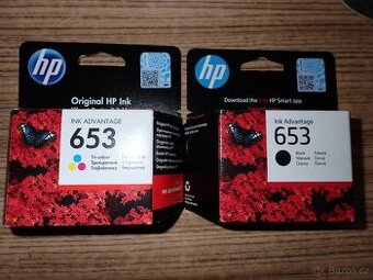 Inkuostové náplně HP653