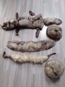 kožešinové čepice a límce z lišky