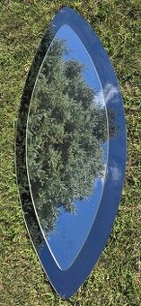 Oválné zrcadlo 100 x 41 cm