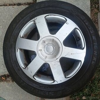 ALU disky s letní pneu 215/55 r16 - 1