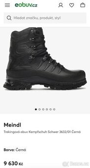 Horské vojenské boty Meindl