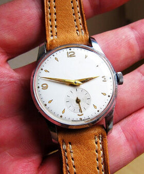 Ultra vzácný prototyp hodinek PRIM "LUMI ŠIPKY" (SPARTAK)